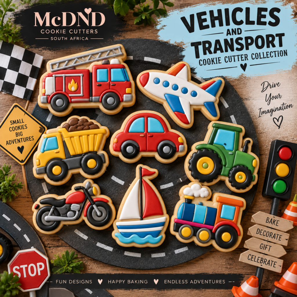 Vehicles and Transport Cookie Cutters