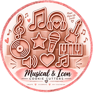 Music and Pop Culture Cookie Cutters