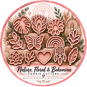 Nature Floral and Bohemian Cookie Cutters