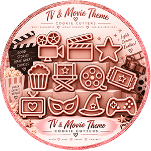 TV and Movie Theme Cookie Cutters