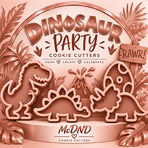 Dinosaur Dig Party Cookie Cutters