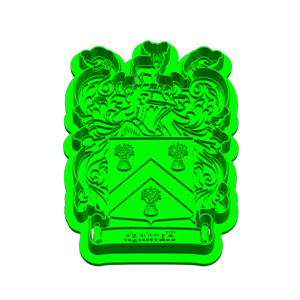 Hattingh Family Crest Cookie Cutter & Embosser