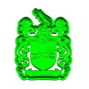 Jacobs Family Crest Cookie Cutter & Embosser
