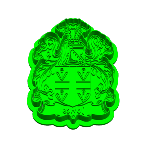 Jones Family Crest Cookie Cutter & Embosser