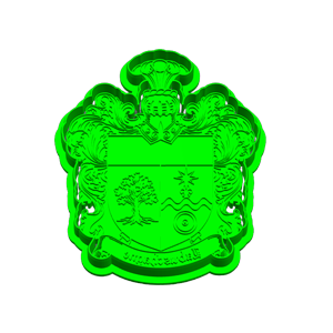 Labuschagne Family Crest Cookie Cutter & Embosser