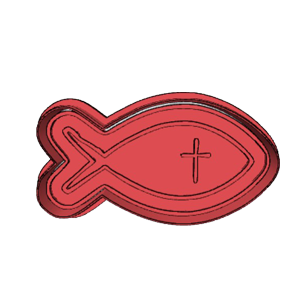 Fish Symbol Cookie Cutter