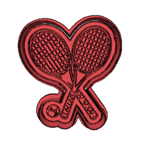 Tennis Rackets Cookie Cutter