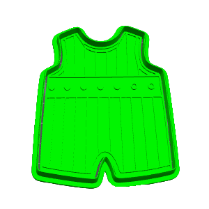 Boy Romper Cookie Cutter