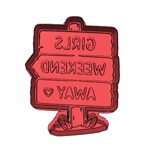 Girls Weekend Away Cookie Cutter