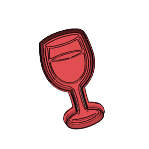 Wine Glass Cookie Cutter