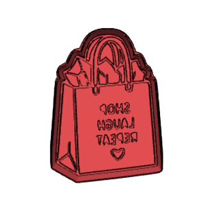 Shop Laugh Repeat Cookie Cutter