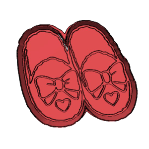 Slippers Cookie Cutter