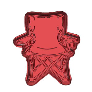 Camp Chair Cookie Cutter