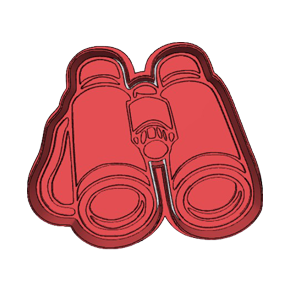 Binoculars Cookie Cutter