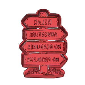 Relax Adventure Cookie Cutter