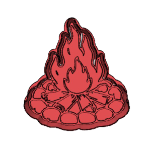 Campfire Cookie Cutter