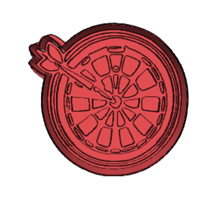 Dartboard Cookie Cutter