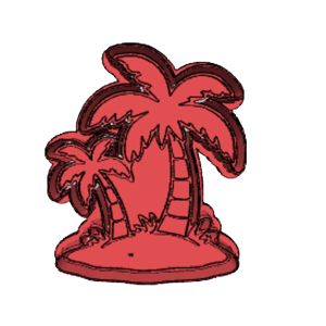 Palm Trees Cookie Cutter