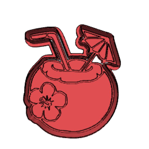 Coconut Drink Cookie Cutter