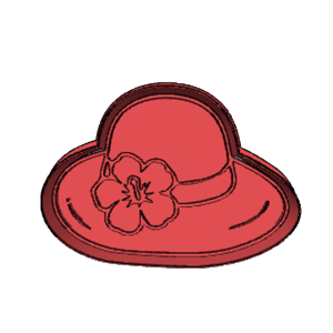 Sunhat Cookie Cutter