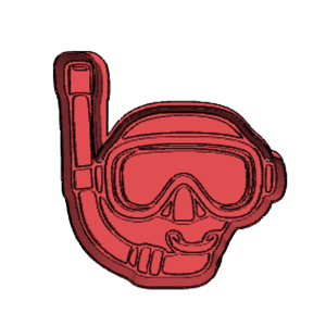Snorkeling Mask Cookie Cutter