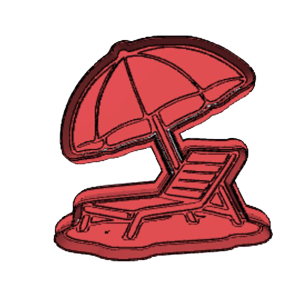 Lazy Chair Cookie Cutter