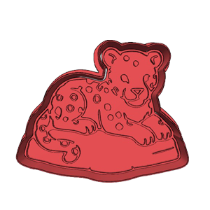Leopard Cookie Cutter