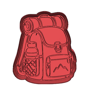 Hiking Backpack Cookie Cutter
