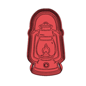 Camp Lamp Cookie Cutter