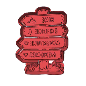 Hike Board Cookie Cutter