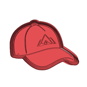 Mountain Cap Cookie Cutter