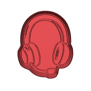 Headphones Cookie Cutter