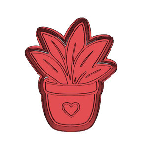 Pot Plant Cookie Cutter