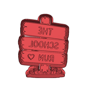 The School Run Cookie Cutter