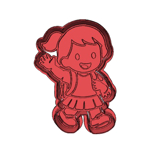 Girl Cookie Cutter