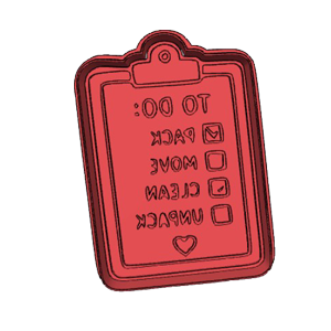 To Do List Cookie Cutter