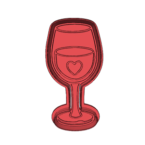Wine Glass Cookie Cutter