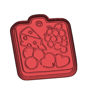 Snack Plate Cookie Cutter