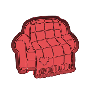 Comfy Couch Cookie Cutter