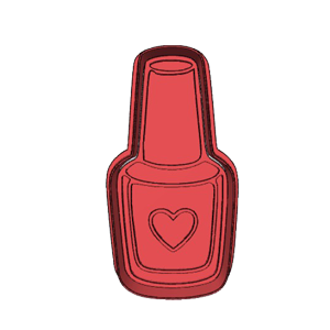 Nail Polish Cookie Cutter