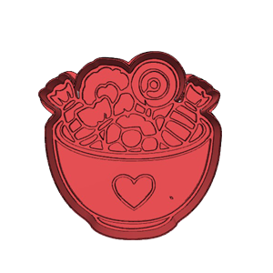 Candy Bowl Cookie Cutter