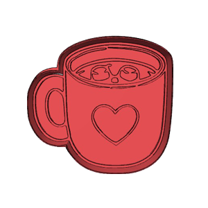 Hot Chocolate Cookie Cutter