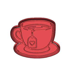 Hot Tea Cookie Cutter