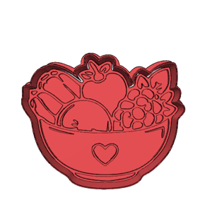 Fruit Bowl Cookie Cutter