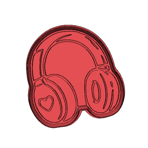 Headphones Cookie Cutter