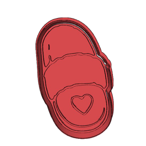 Slipper Cookie Cutter