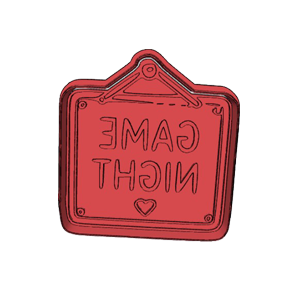 Game Night Cookie Cutter