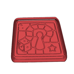 Gameboard Cookie Cutter