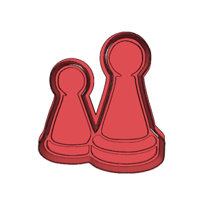 Chess Pieces Cookie Cutter