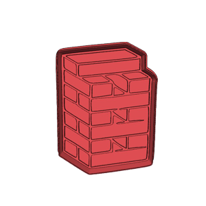 Jenga Blocks Cookie Cutter